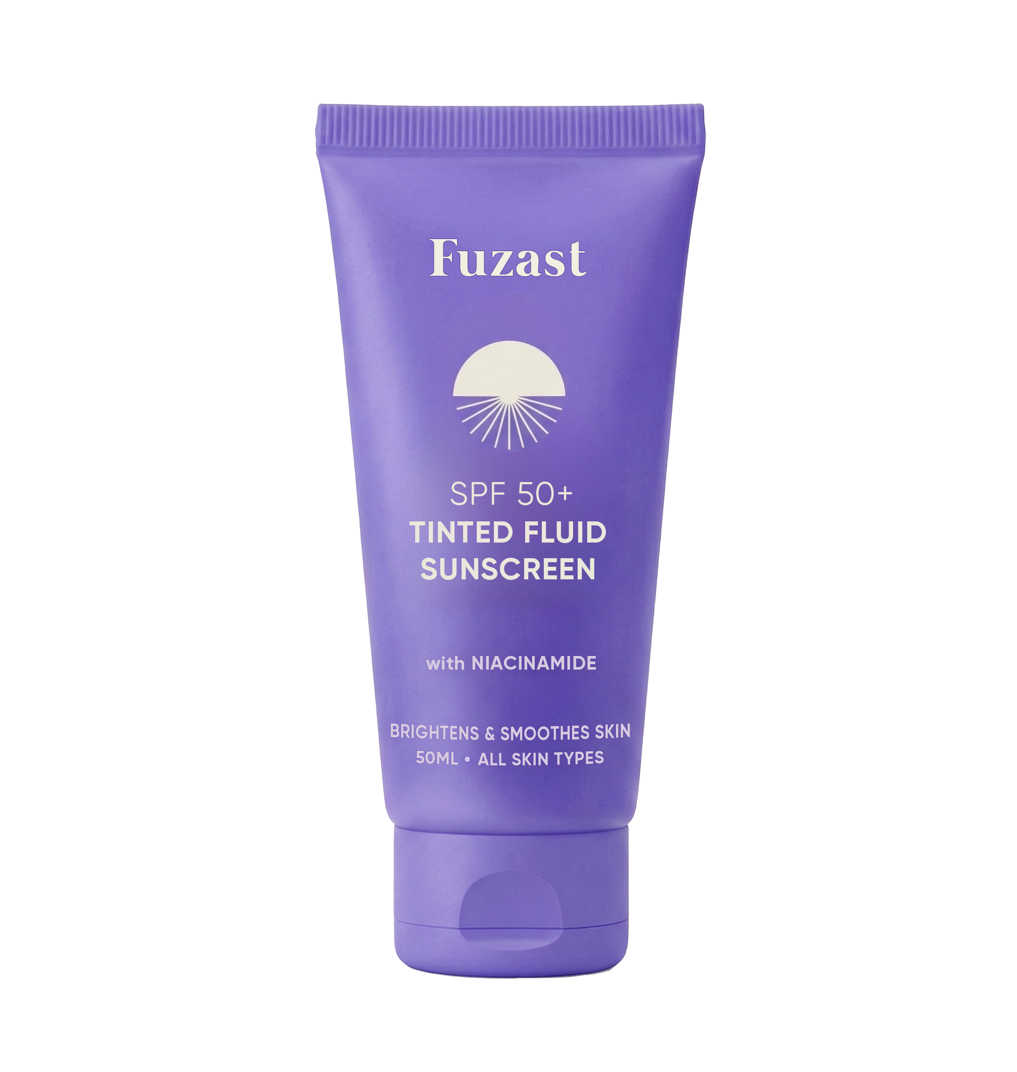 Fuzast® SPF 50 Tinted Fluid Sunscreen with Niacinamide